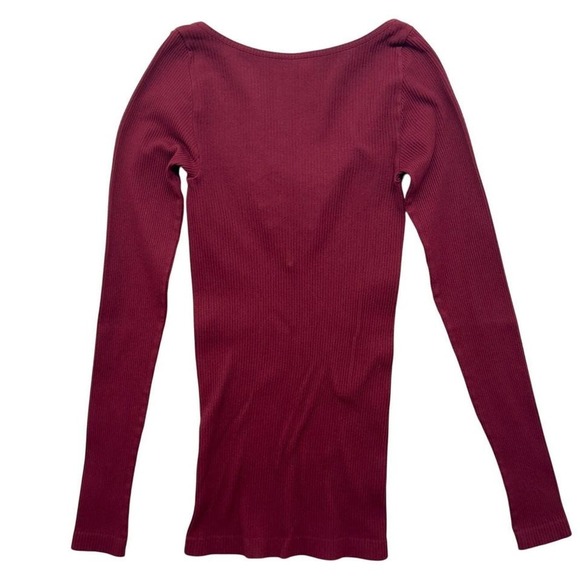 Intimately Free People Womens XS Fitted Deep V Neck Faux Lace Up Front Y2K Style - Picture 6 of 9